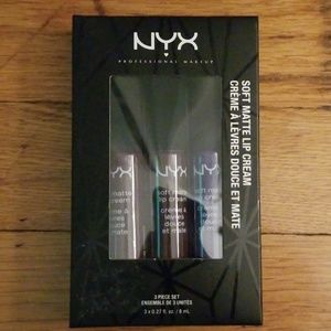 NYX Matte Lip Cream. 3 piece set.